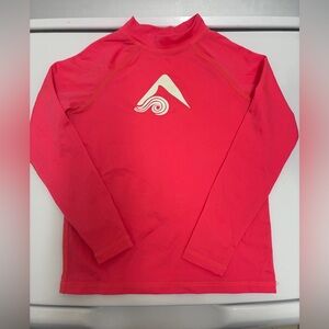 Kanu Surf Vibrant Hot Pink Long Sleeve Rash Guard